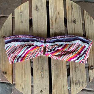 Lucky Brand strapless bikini top